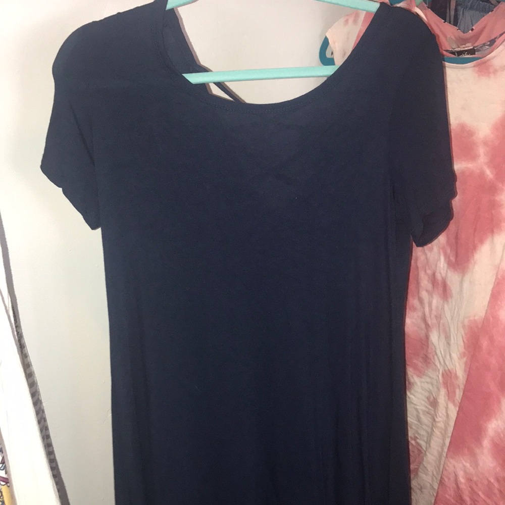 Navy blue Flowy dress